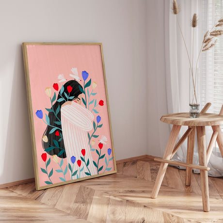 Plakat - Blossoms and Serenity - Bea Müller