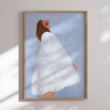 Plakat - The Woman With the Blue Stripes - Bea Müller