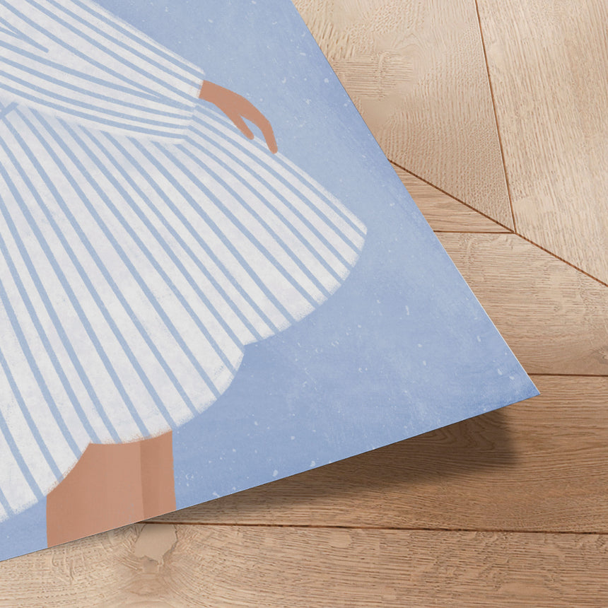 Plakat - The Woman With the Blue Stripes - Bea Müller