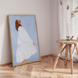 Plakat - The Woman With the Blue Stripes - Bea Müller