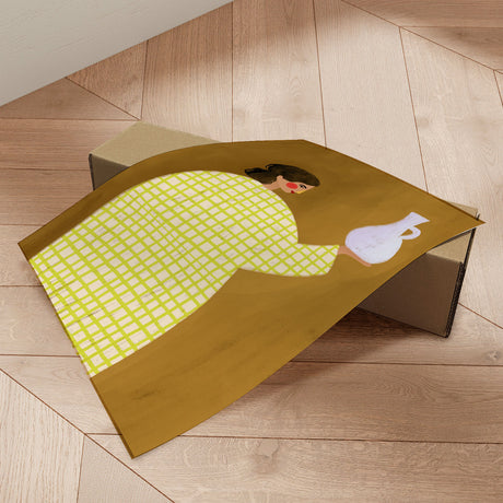 Plakat - The Woman with Vase - Bea Müller