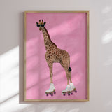 Plakat - Skating Giraffe Vibes - Sarah Manovski