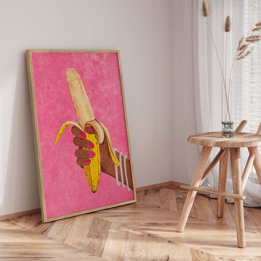 Plakat - Banana in Hand - Raissa Oltmanns