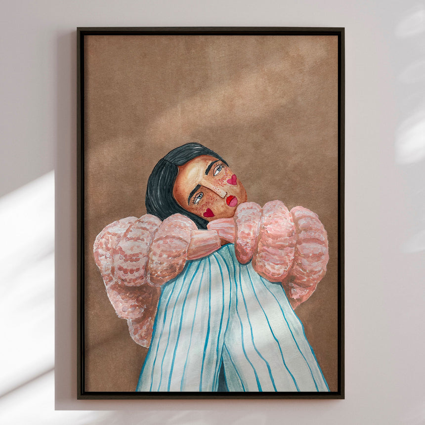 Lærredstryk - Dreamy Layers - Raissa Oltmanns