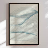 Lærredstryk - Flowing Blue Lines II - Treechild