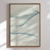 Lærredstryk - Flowing Blue Lines II - Treechild