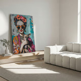 Lærredstryk - Frida Chihuahua - SHANDU