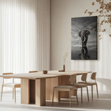 Lærredstryk - Elephant Still on Water - Simon Rees