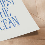 Plakat - Happiest by the Ocean - Rio Soléy