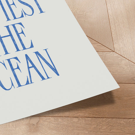 Plakat - Happiest by the Ocean - Rio Soléy