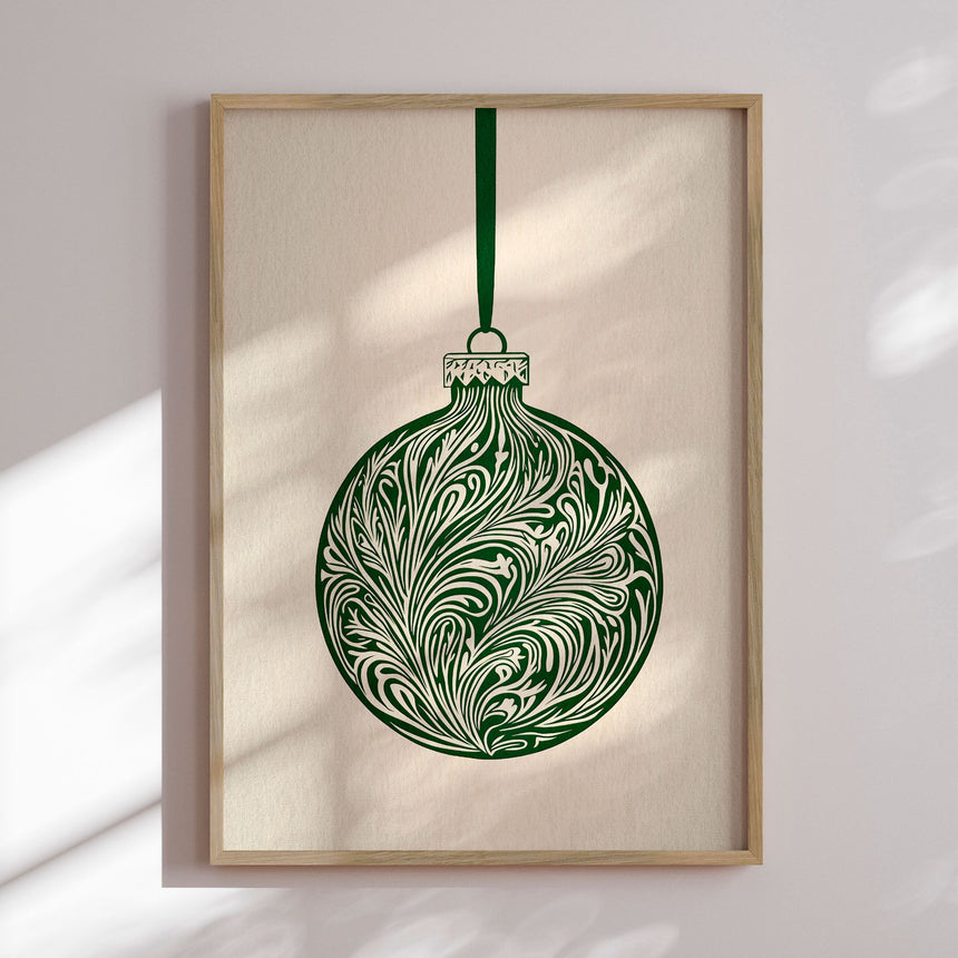 Plakat - Festive Swirls