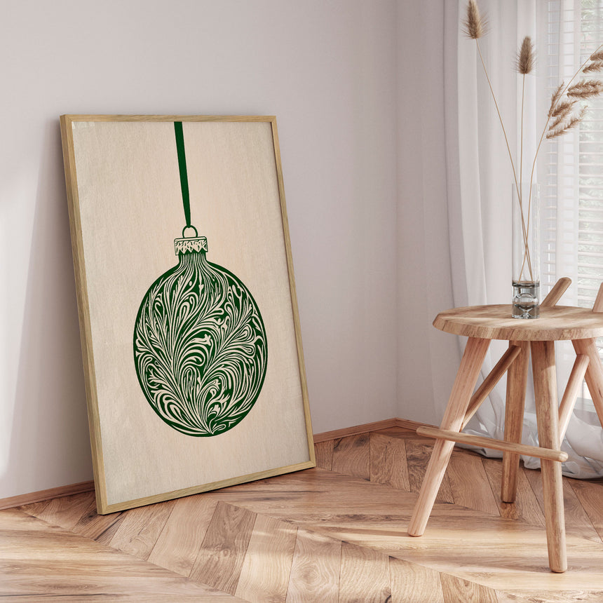 Plakat - Festive Swirls