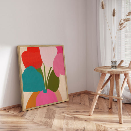 Plakat - Flowers Abstract - The Printable Studio