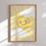 Plakat - Happy Smiling Sun - EMELIEmaria