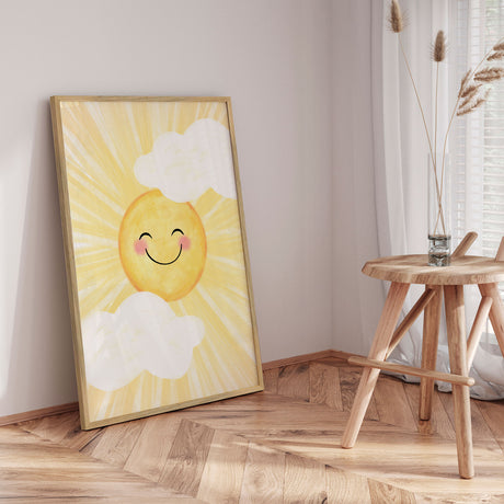 Plakat - Happy Smiling Sun - EMELIEmaria