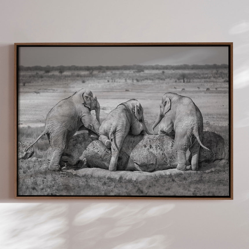 Lærredstryk - Three Guys - Marcel Egger