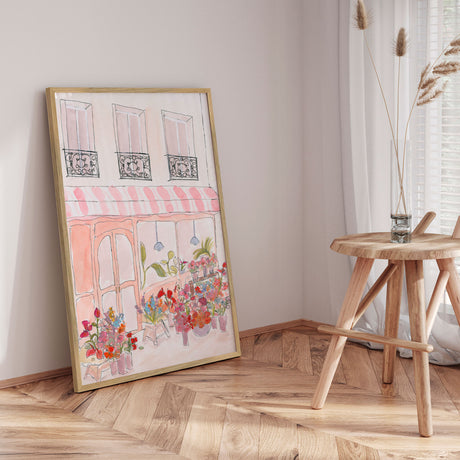 Plakat - Pink Flower Shop - Katharina Pruitscher