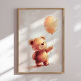 Plakat - Dreamy Teddy Balloon - Andreas Magnusson