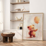 Plakat - Dreamy Teddy Balloon - Andreas Magnusson
