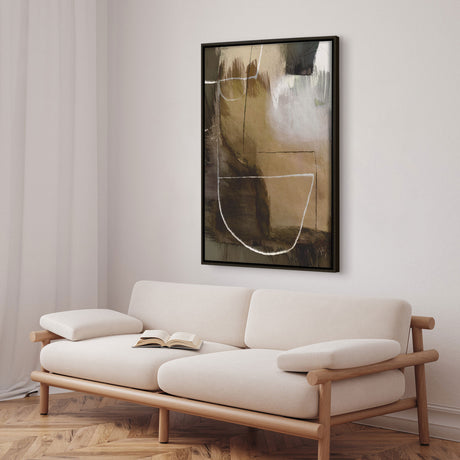 Håndlavet maleri med ramme - Camden - Dan Hobday - Mixed media