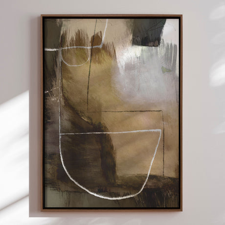 Håndlavet maleri med ramme - Camden - Dan Hobday - Mixed media