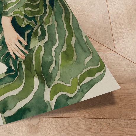 Plakat - Green Kimono Flow - THE MIUUS STUDIO