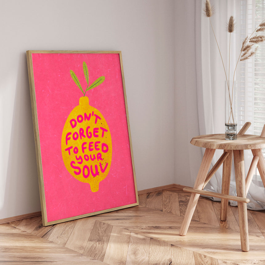 Plakat - Souldfood Lemon - Raissa Oltmanns