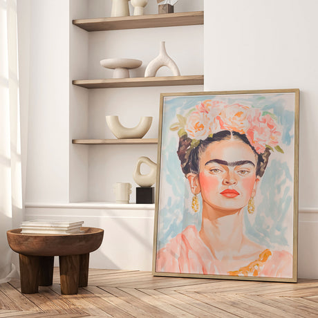 Plakat - Pastel Frida - Melloi Art Prints