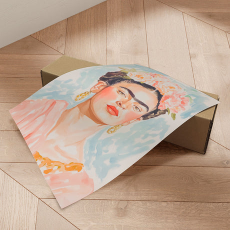 Plakat - Pastel Frida - Melloi Art Prints