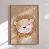 Plakat - Dreamy Lion - Treechild