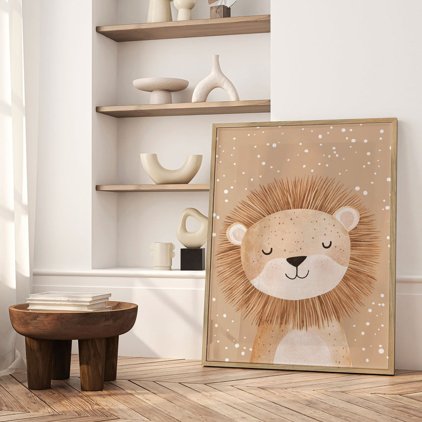 Plakat - Dreamy Lion - Treechild
