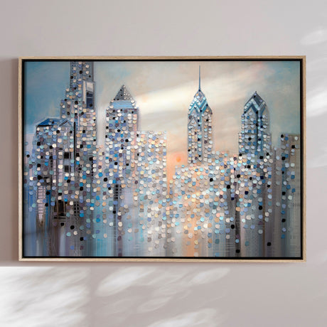 Lærredstryk - Sunrise In Philadelphia - Ekaterina Ermilkina