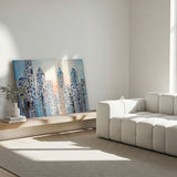 Lærredstryk - Sunrise In Philadelphia - Ekaterina Ermilkina