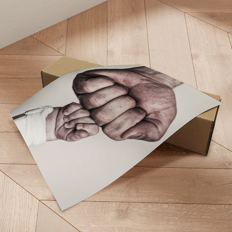 Plakat - Fist Bump Generations - Günter Kleber