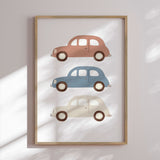 Plakat - Retro Car Parade - Treechild