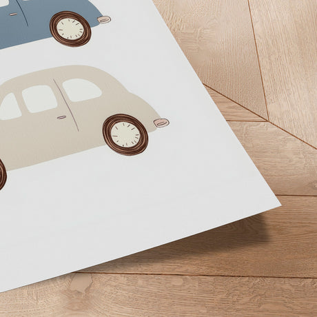 Plakat - Retro Car Parade - Treechild