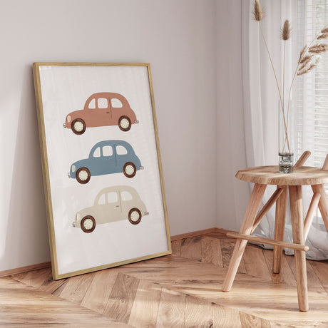 Plakat - Retro Car Parade - Treechild