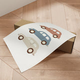 Plakat - Retro Car Parade - Treechild