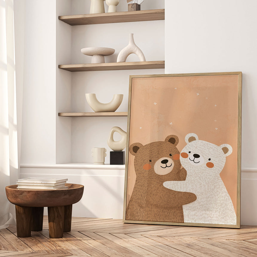 Plakat - Bear Hug Bliss - Treechild