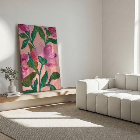 Lærredstryk - Pink Blossoms - Nikita Jariwala