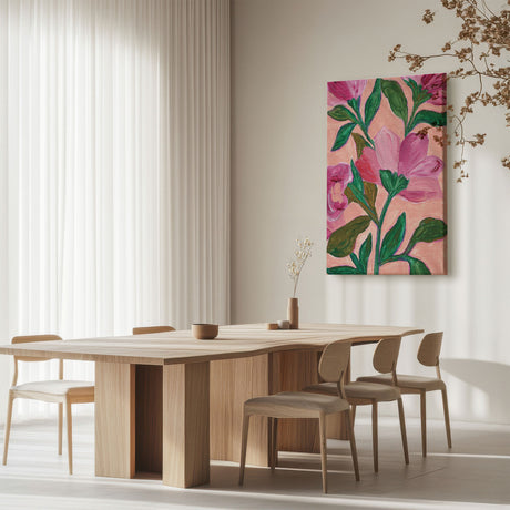 Lærredstryk - Pink Blossoms - Nikita Jariwala