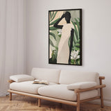 Lærredstryk - Tropical Girl - ThingDesign