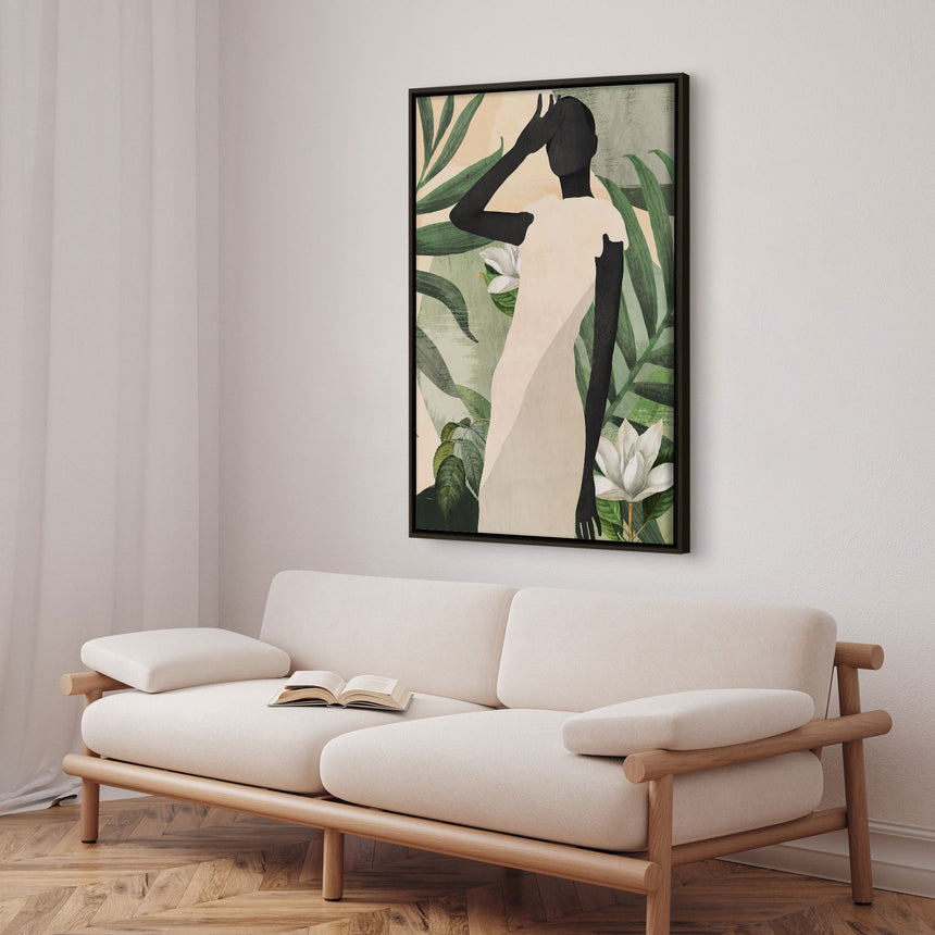 Lærredstryk - Tropical Girl - ThingDesign