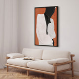 Lærredstryk - Minimal Art Girl - ThingDesign