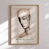 Plakat - Modern Contemplative Portrait - Andreas Magnusson