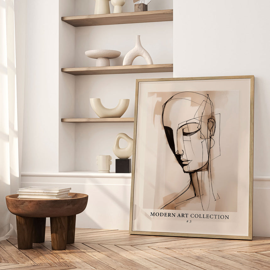 Plakat - Modern Contemplative Portrait - Andreas Magnusson
