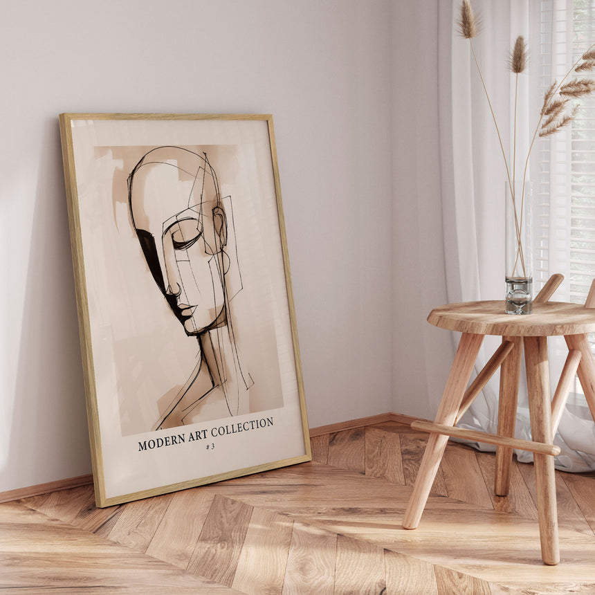 Plakat - Modern Contemplative Portrait - Andreas Magnusson