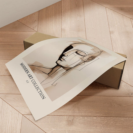 Plakat - Modern Contemplative Portrait - Andreas Magnusson