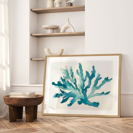Plakat - Turquoise Coral - Kathrin Pienaar