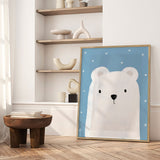 Plakat - Cute Polar Bear - Bainai